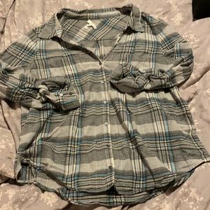 Plaid button up